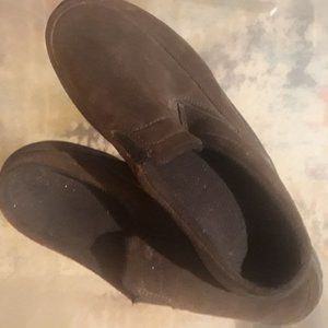 L.L.BEAN Dark Gray Suede Women's Comfort Mocs, Size 10 Medium, FINAL Price